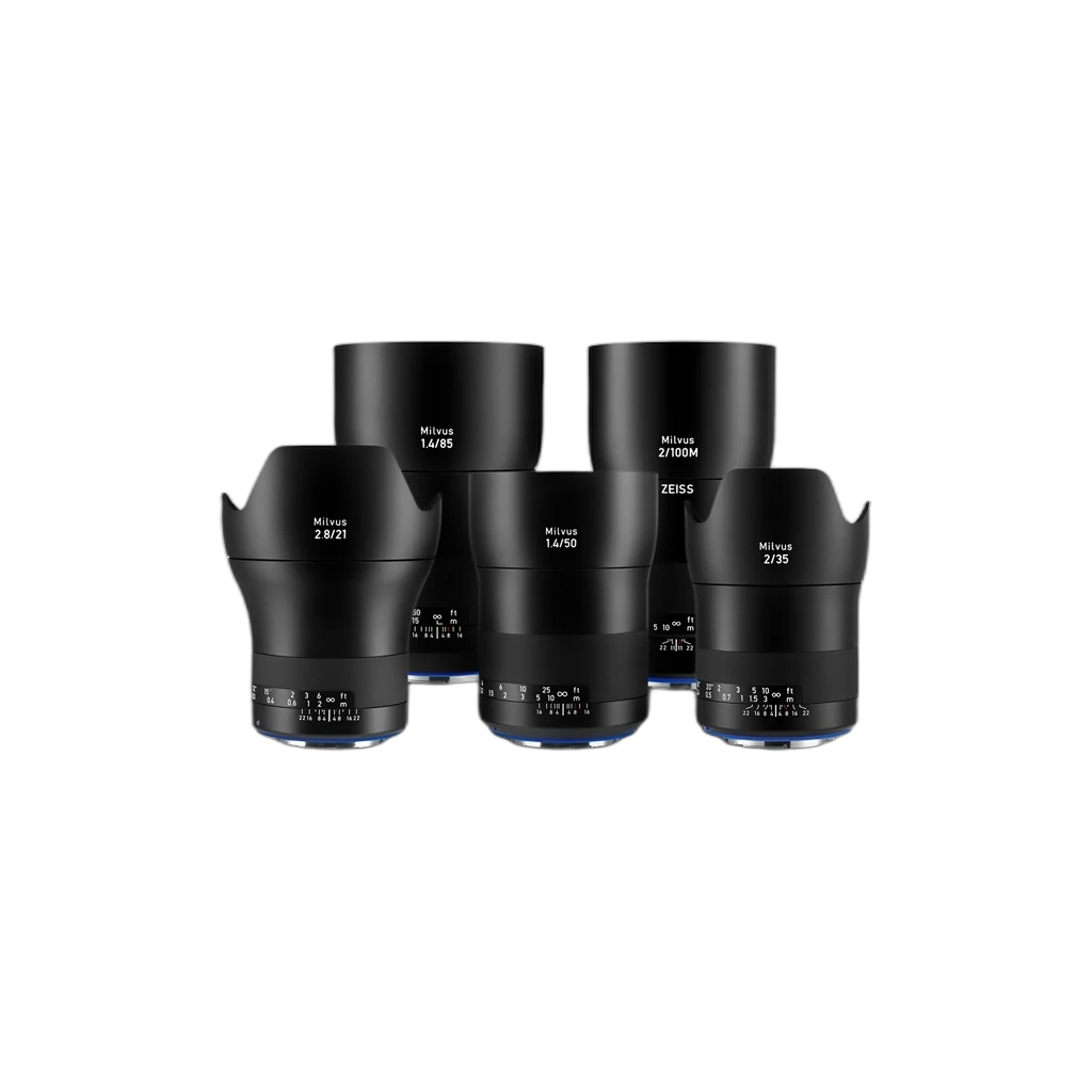 Zeiss Zeiss Milvus Lens 21,35,85,100mm and 50mm Macro