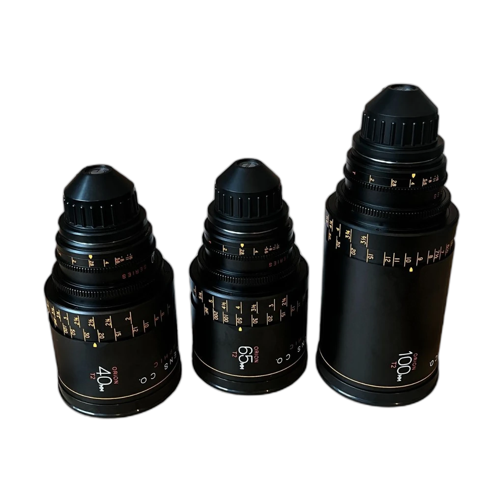 Atlas Lens Co. Orion Anamorphic Set a (40,65,100mm) 2