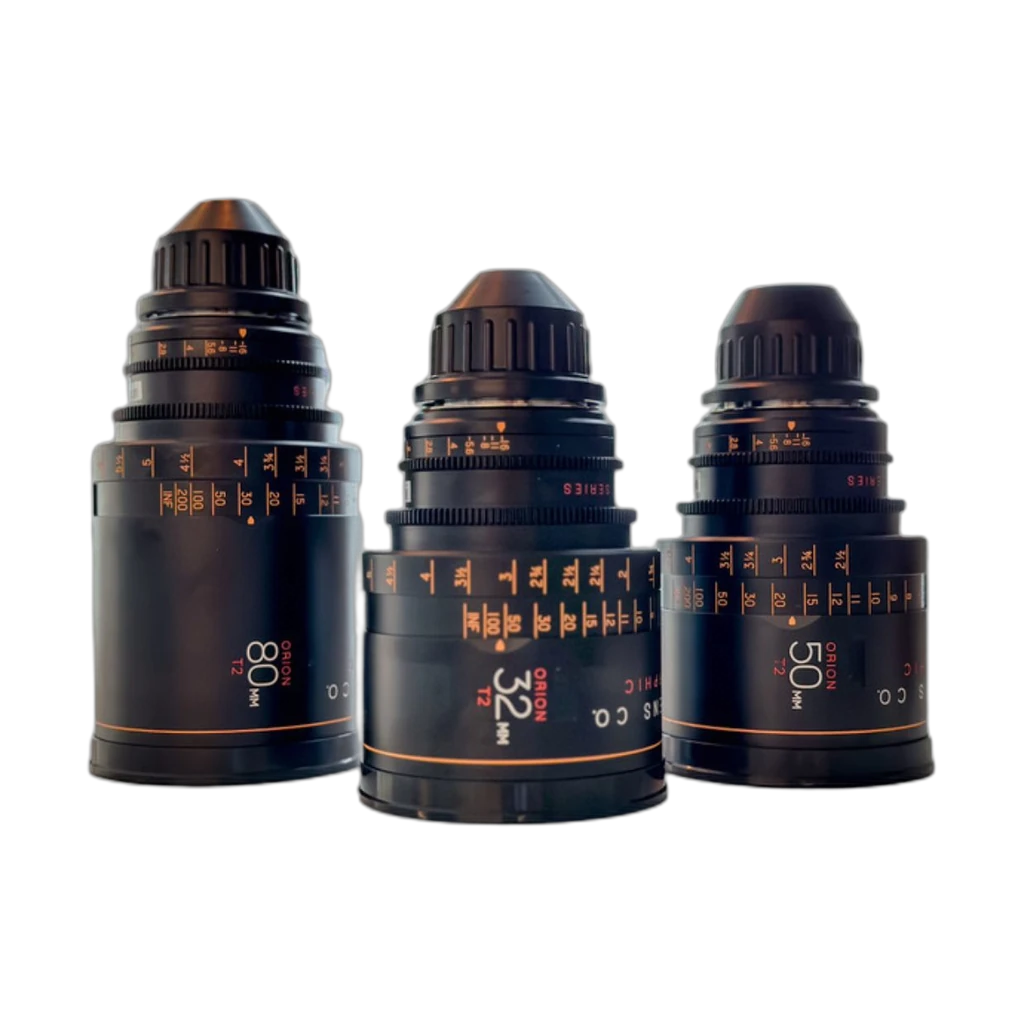 Atlas Lens Co. Orion Anamorphic Lens Set B 32,50,80mm