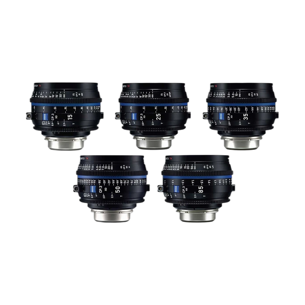 Zeiss Compact Prime CP.3 Set EF Mount (15,25,35,50,85,135mm) 2