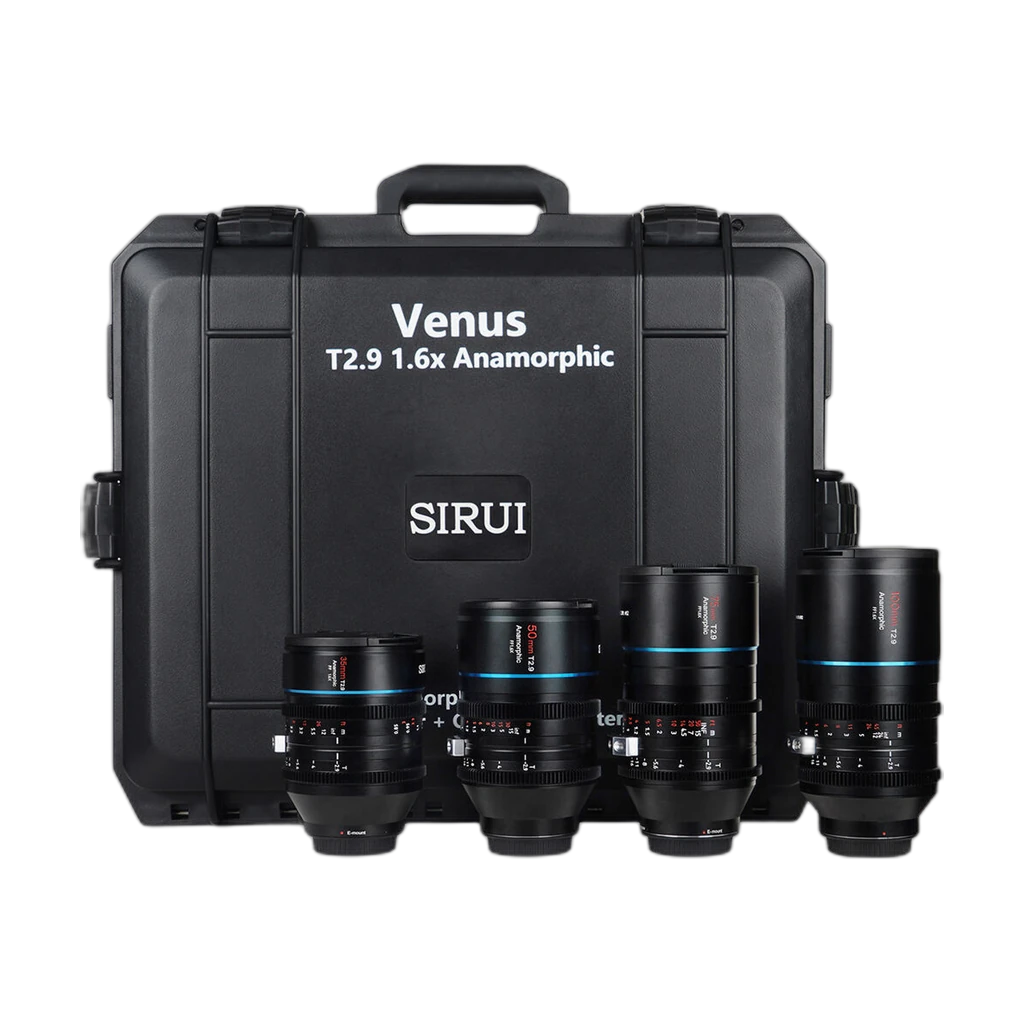 SIRUI Sirui T2.9 1.6X Full-Frame Anamorphic 4-Lens Set (35/50/75/100mm, E-Mount)