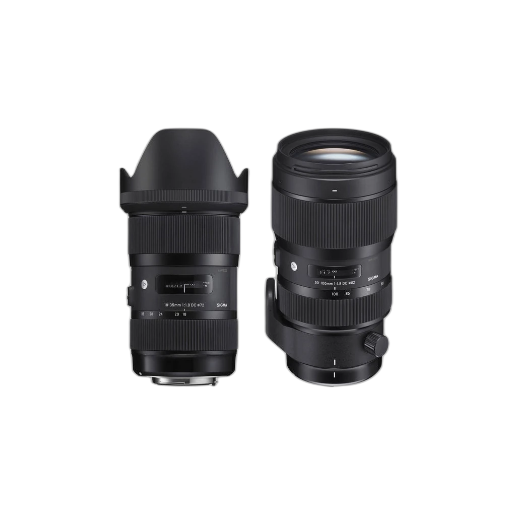 Sigma Sigma18-35mm + 50-100mm F1.8 EF Mount