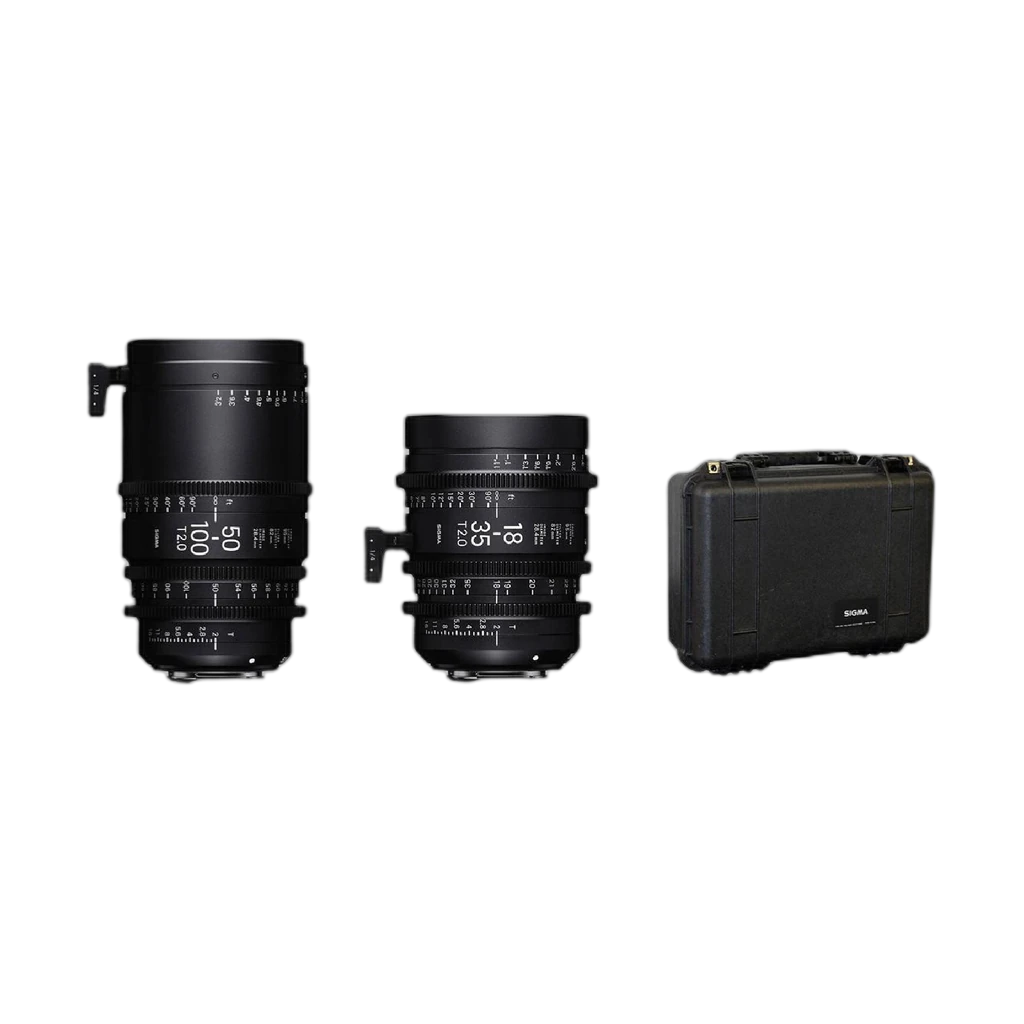 Sigma Cine 18-35mm T2 + 50-100mm T2 (EF Mount) 2