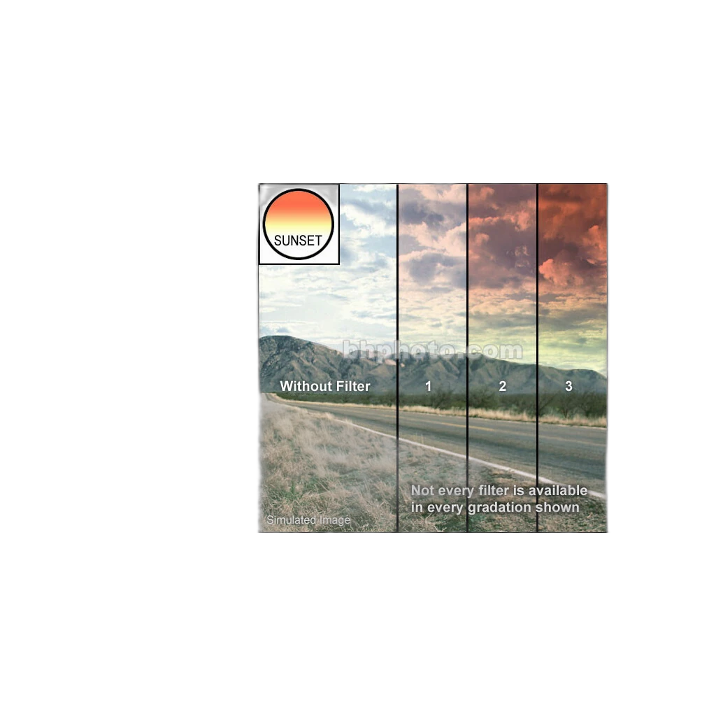Tiffen 4X5.65 Graduated Sunset 2 Filter (Set of 2) 3