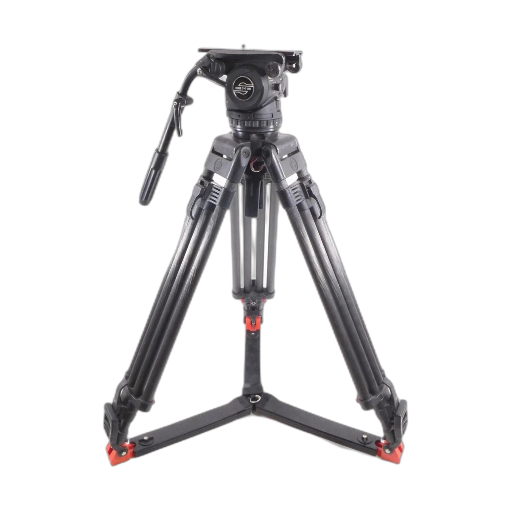 Sachtler Studio II 7+7 (150mm Bowl, 50Kg Payload) with Hi-Hat 2
