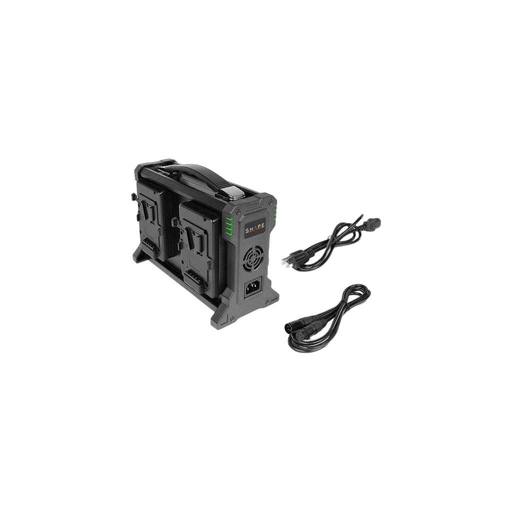 Shape 270Wh V-Mount Battery (4-Battery Set) + Quad Charger 2
