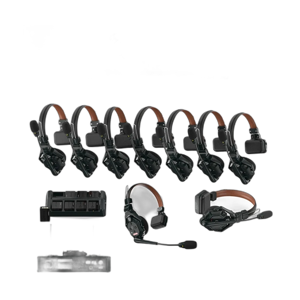 Hollyland Hollyland Solidcom C1 Pro-8S Full-Duplex Wireless Intercom System with 8 Headsets (1.9 Ghz)