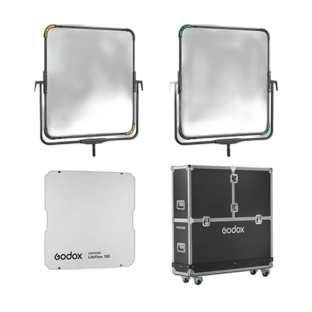 Godox Godox Knowled Liteflow 100 Double-Sided Reflector (40 X 40", Travel Kit) 2