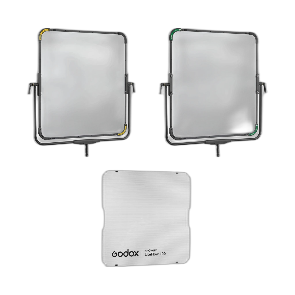 Godox Knowled Liteflow 100 Double-Sided Reflector (40X40", Travel Kit) ×2 2