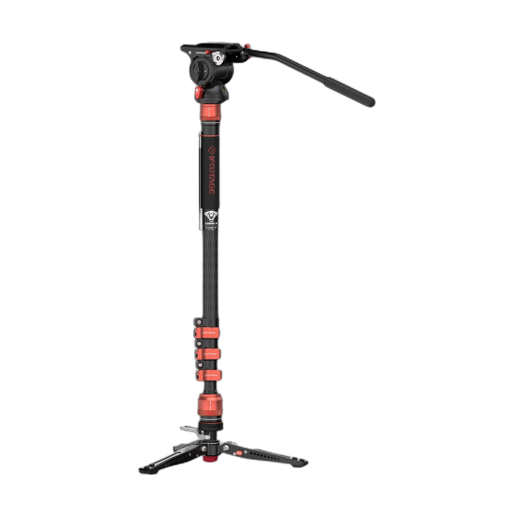 iFootage Ifootage Cobra 3 Carbon Fiber Monopod with and K5S Fluid Head