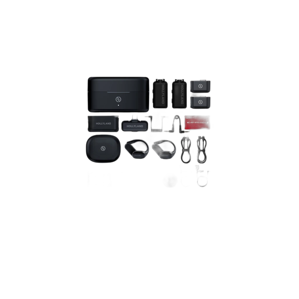 Hollyland Hollyland Lark Max 2 Combo 2-Person Wireless Microphone System for Cameras and Mobile