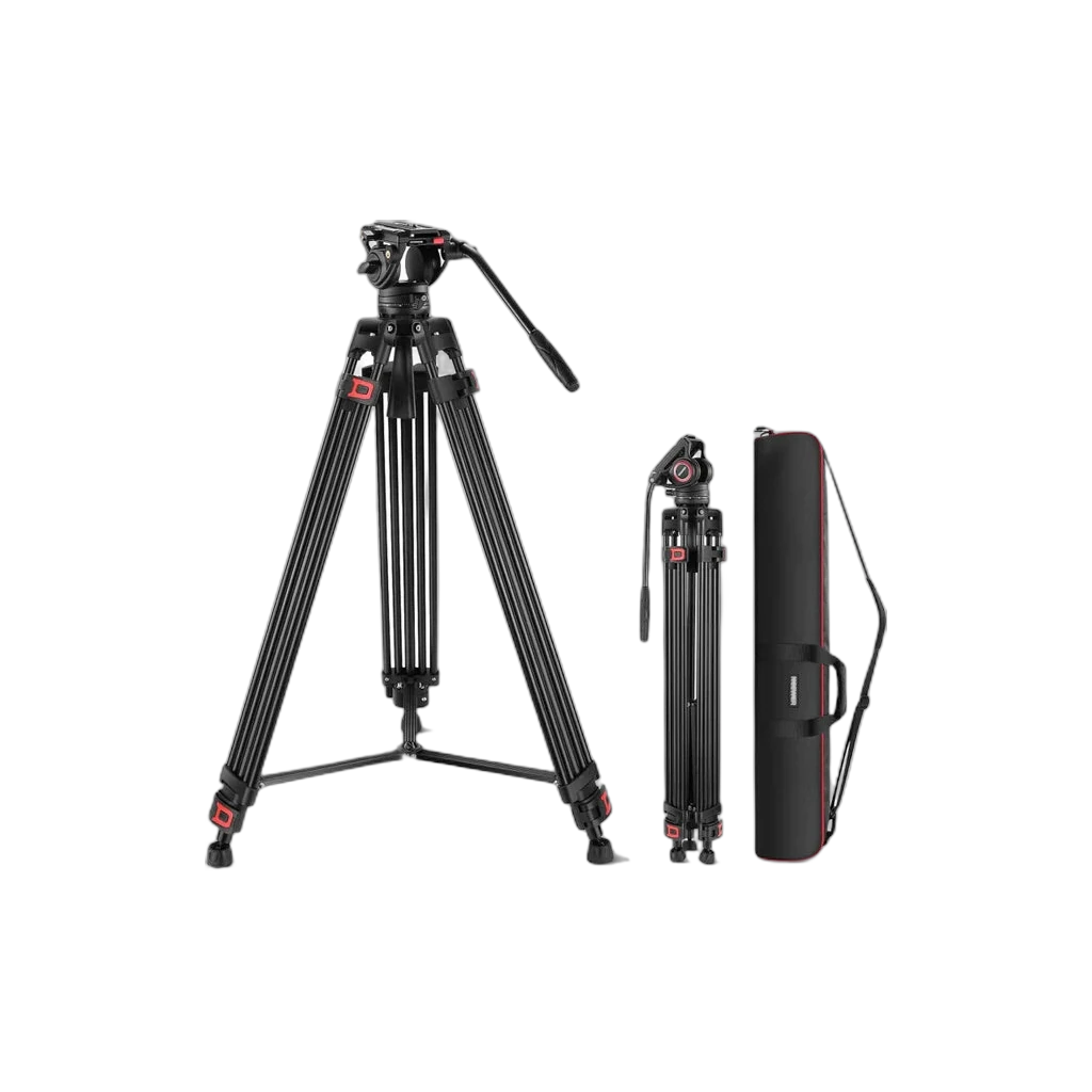 Neewer Neewer Tp74 74" Pro Video Aluminum Tripod with Fluid Head
