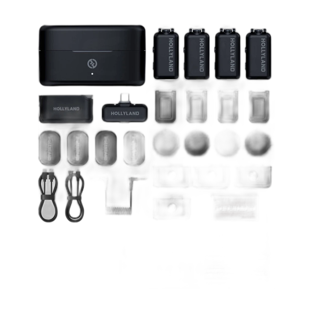 Hollyland Hollyland Lark Max 2 Combo 4-Person Wireless Microphone System for Cameras and Mobile Devices