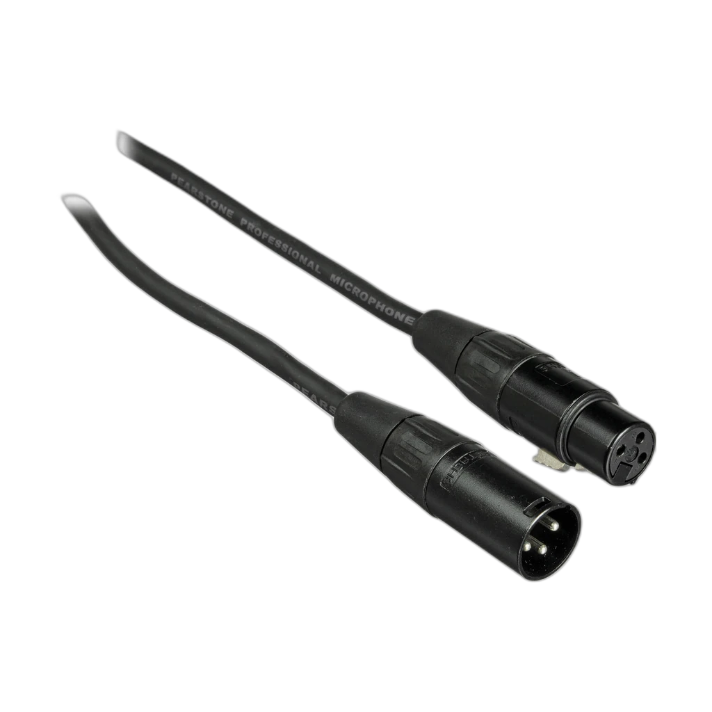 Pearstone Pearstone Pm Series XLR Male to XLR Female Professional Microphone Cable (3', Black)
