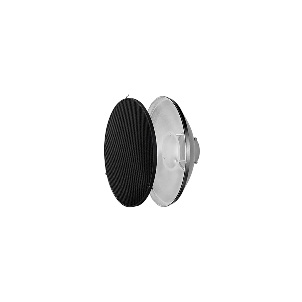 Godox Beauty Dish 55cm Grid + Dispenser Silver 3