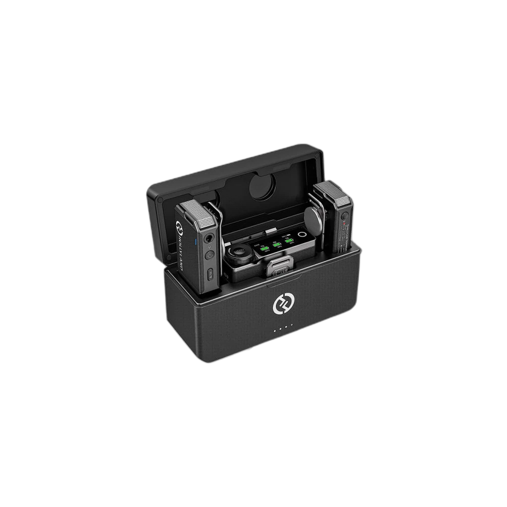 Hollyland Lark Max Duo 2-Person Wireless Microphone System (2.4 Ghz, Black) 2