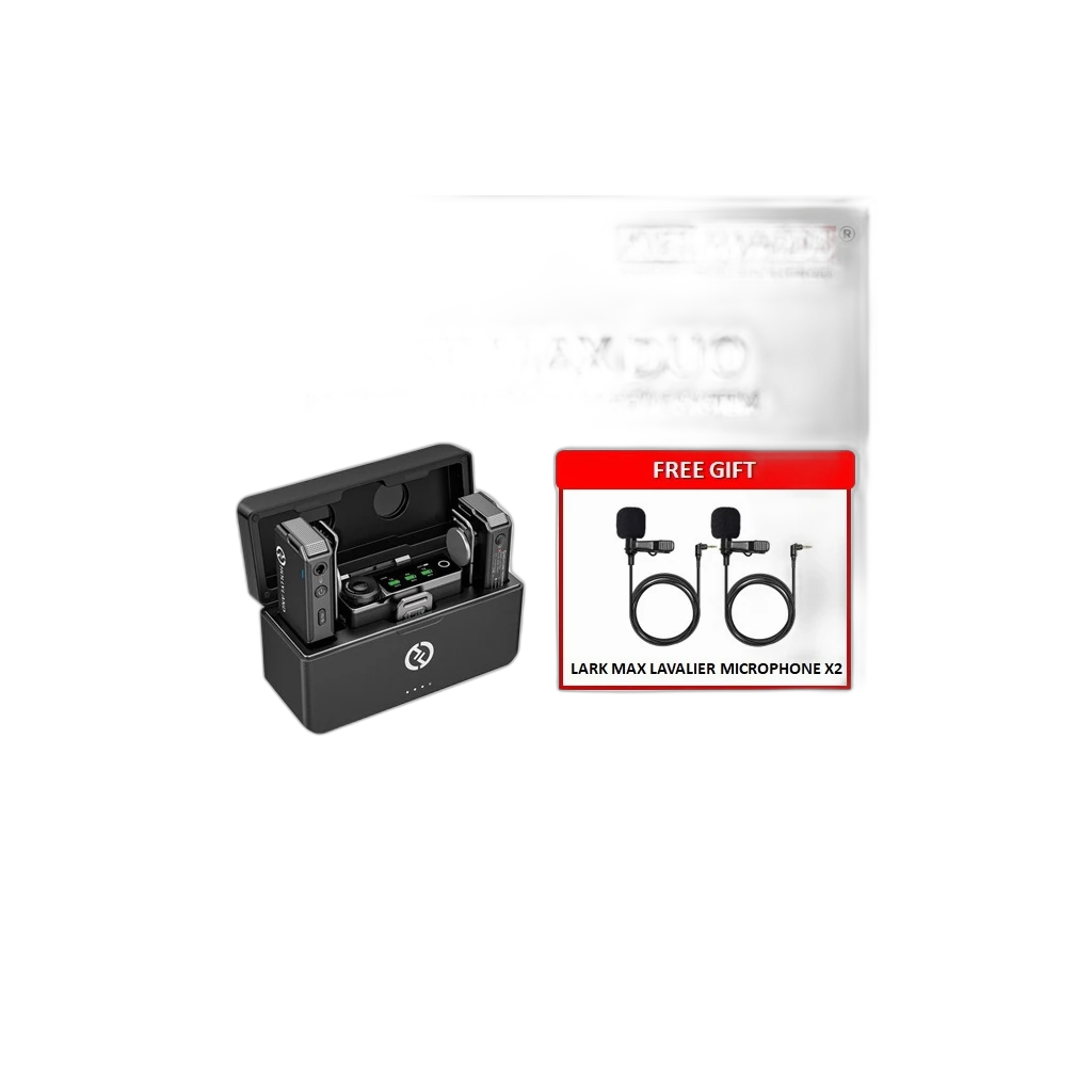 Hollyland Lark Max Duo 2-Person Wireless Microphone System (2.4 Ghz, Black) 3