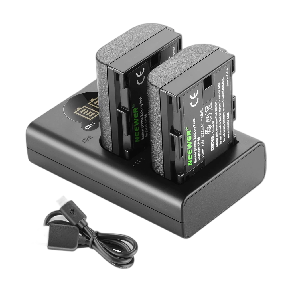 Battery Charger for Canon Llp-E6N 3