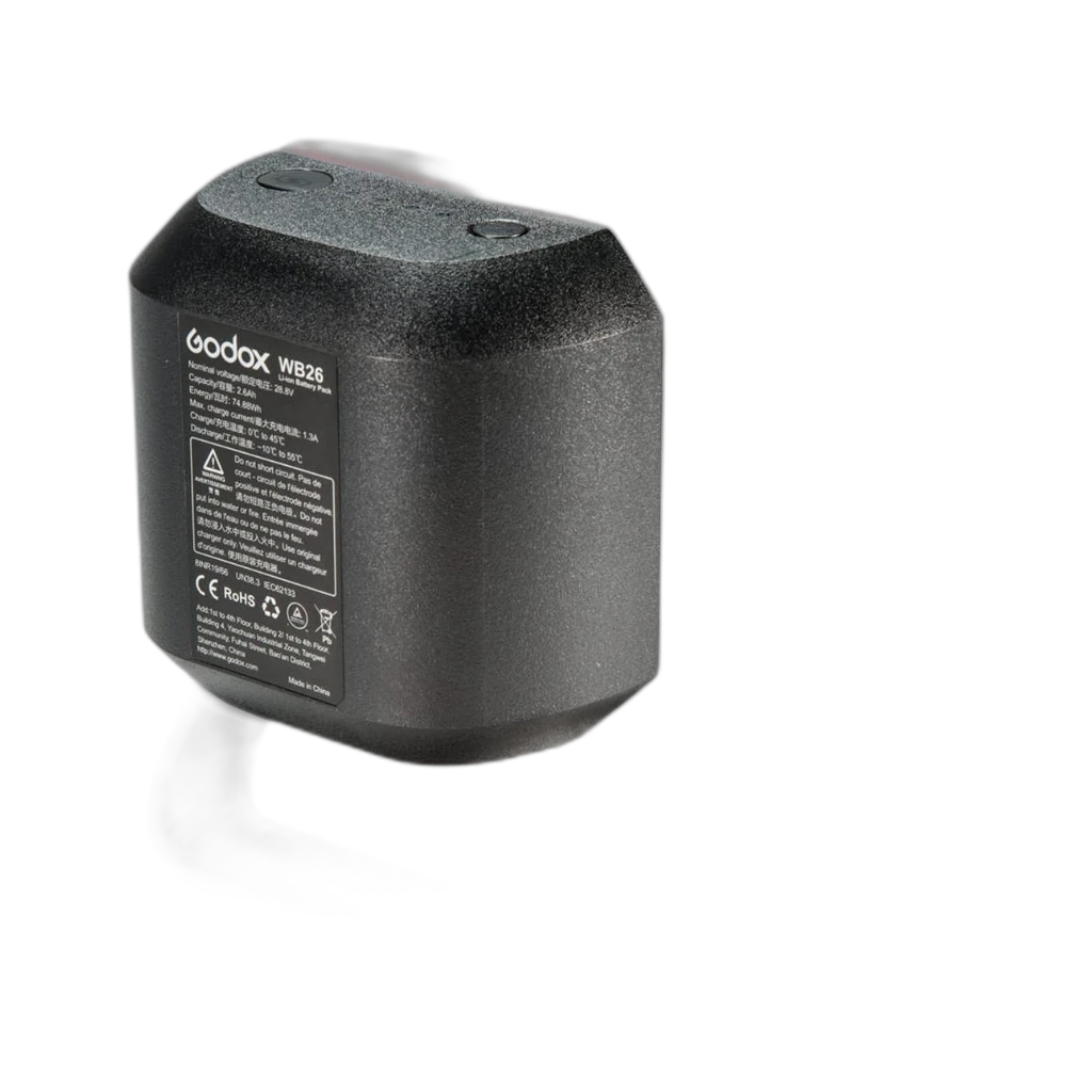 Godox WB26 Rechargeable Lithium-Ion Battery Pack for Ad600Pro Flash (28.8V, 2600Mah) 3