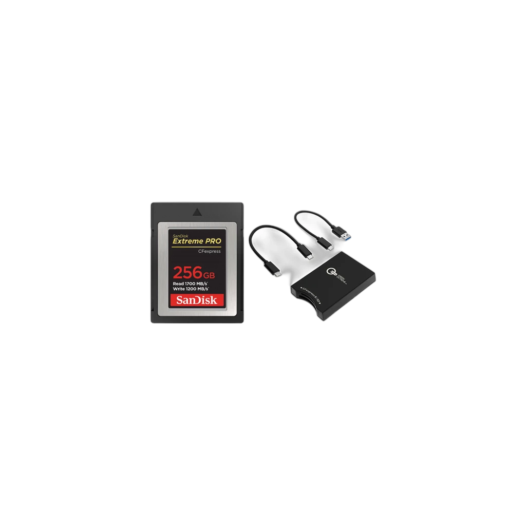 Generic 256Gb Extreme Pro CFexpress Card Type B + Reader