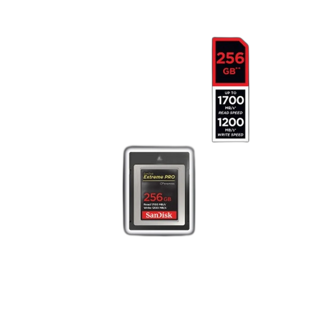 256Gb Extreme Pro CFexpress Card Type B + Reader 3