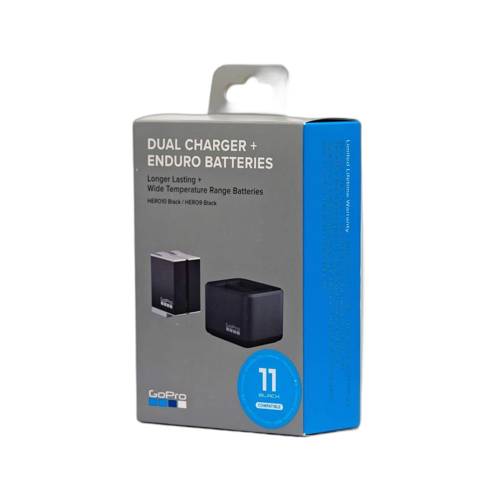 GoPro Dual-Battery Charger with Two Enduro Batteries for Select Hero Black Cameras 3