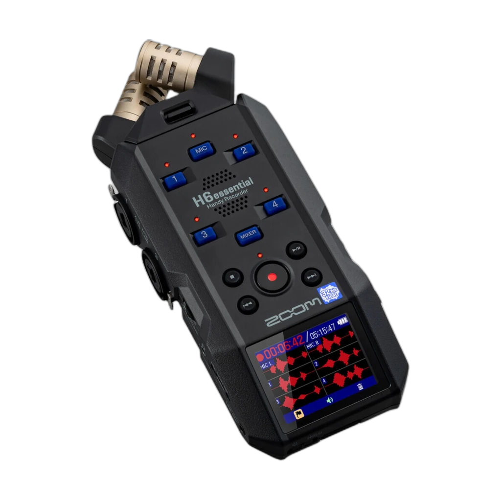 Zoom Zoom H6Essential 6-Track 32-Bit Float Portable Audio Recorder