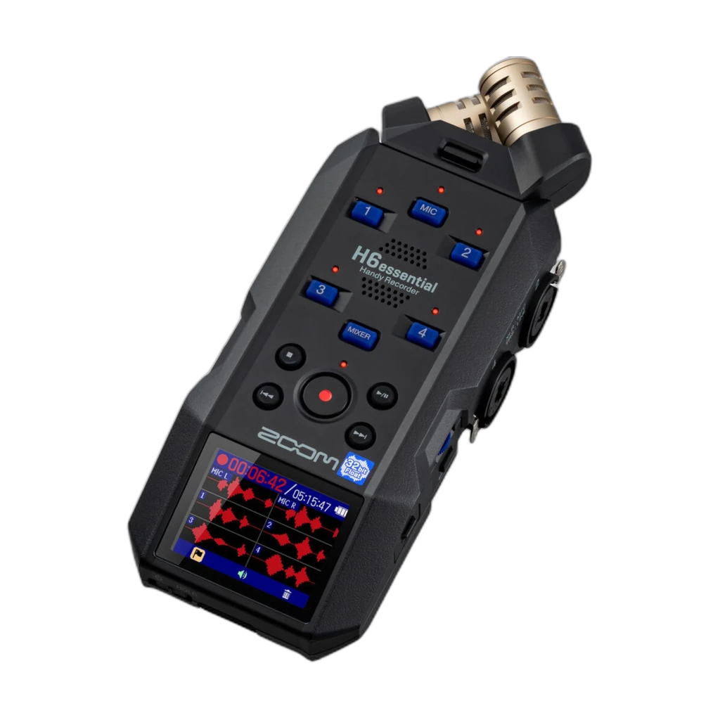 Zoom H6Essential 6-Track 32-Bit Float Portable Audio Recorder 3
