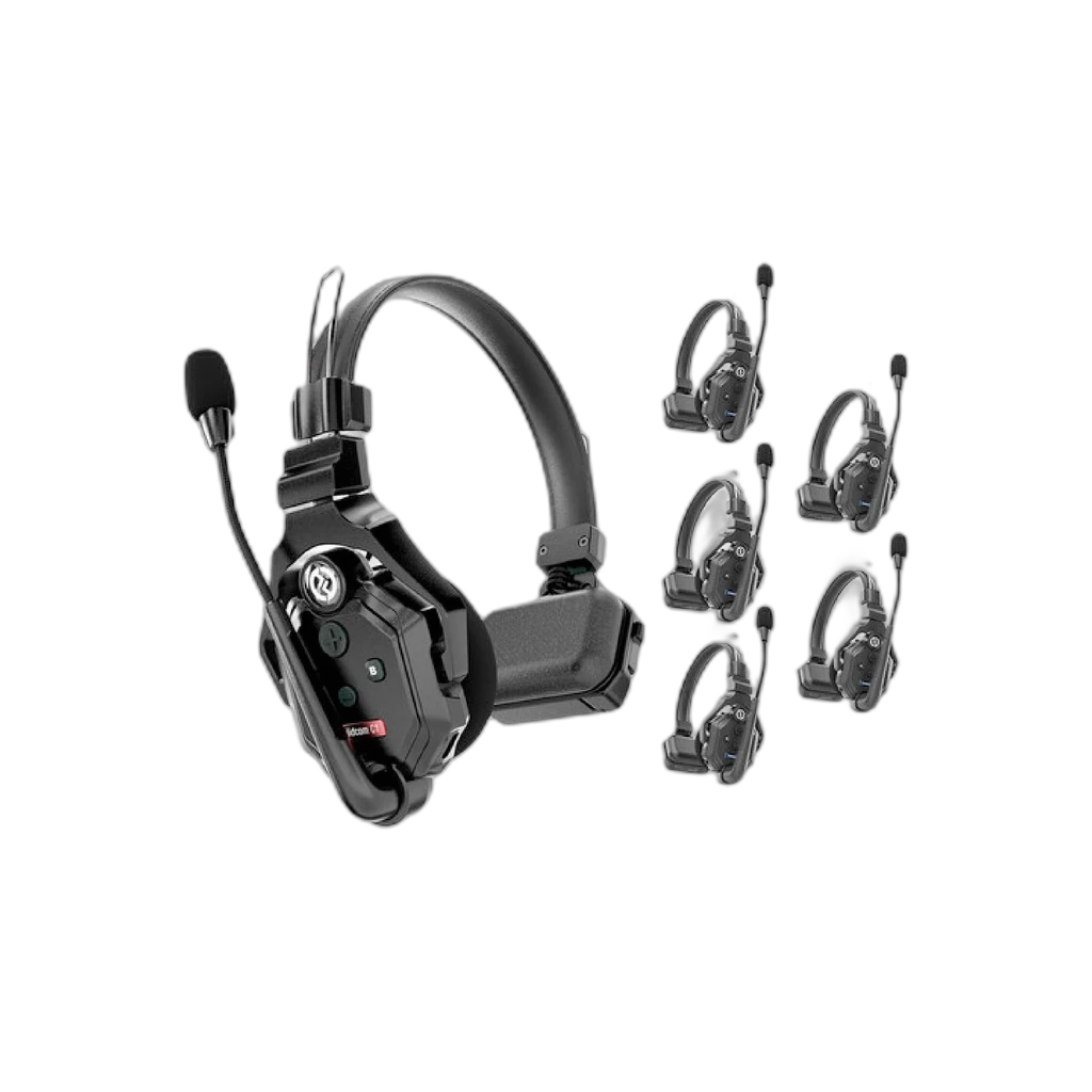 Hollyland Hollyland Solidcom C1-6S Full-Duplex Wireless Dect Intercom System with 6 Headsets (1.9 Ghz)