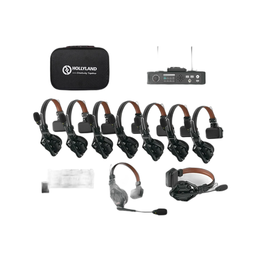 Hollyland Solidcom C1-6S Full-Duplex Wireless Dect Intercom System with 6 Headsets (1.9 Ghz) 2