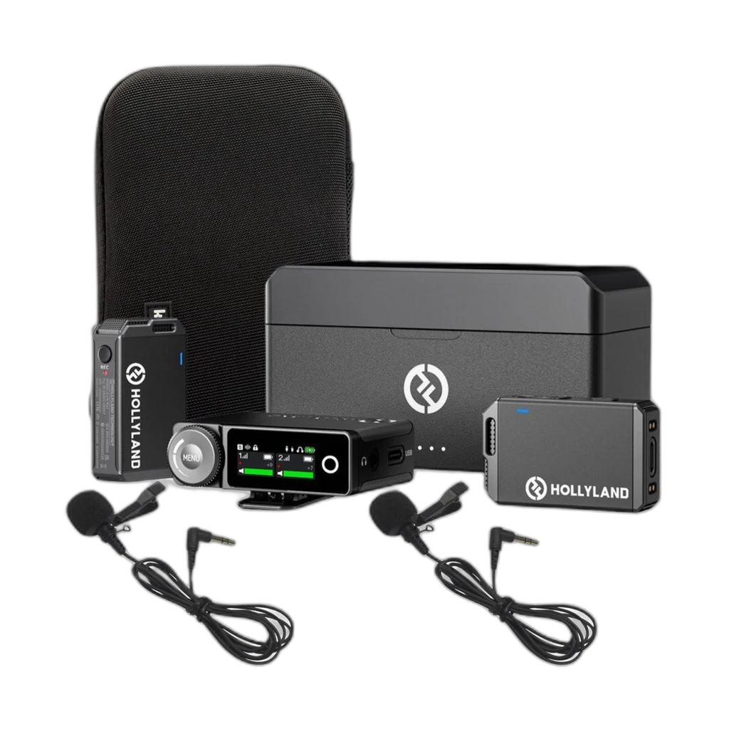 Hollyland Hollyland Lark Max Duo 2-Person Wireless Microphone System and Omnidirectional Lavalier Microphone K