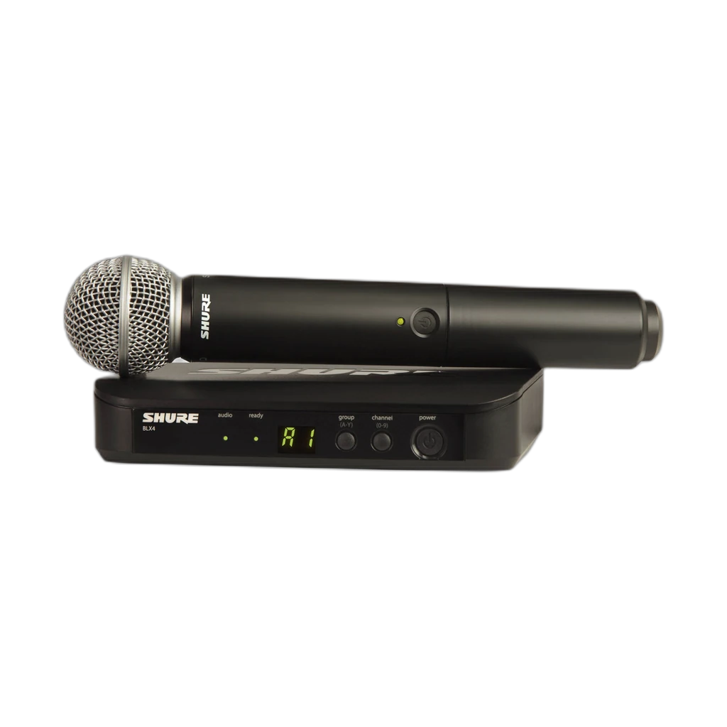 Shure Blx24/Sm58 Wireless Handheld Microphone System with Sm58 Capsule (H10: 542 to 572 Mhz) 2