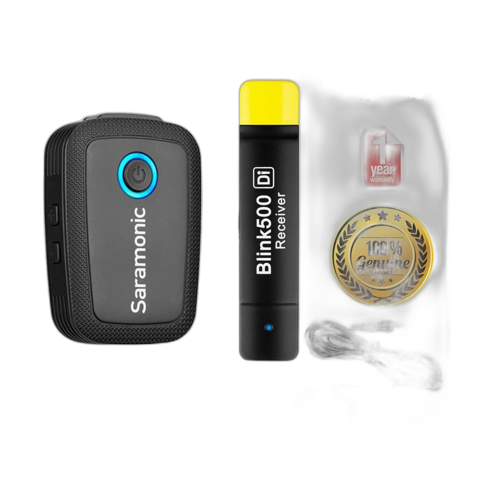 Saramonic Blink 500 Pro B3 Digital Wireless Omni Lavalier Microphone System for Lightning Ios Device 2