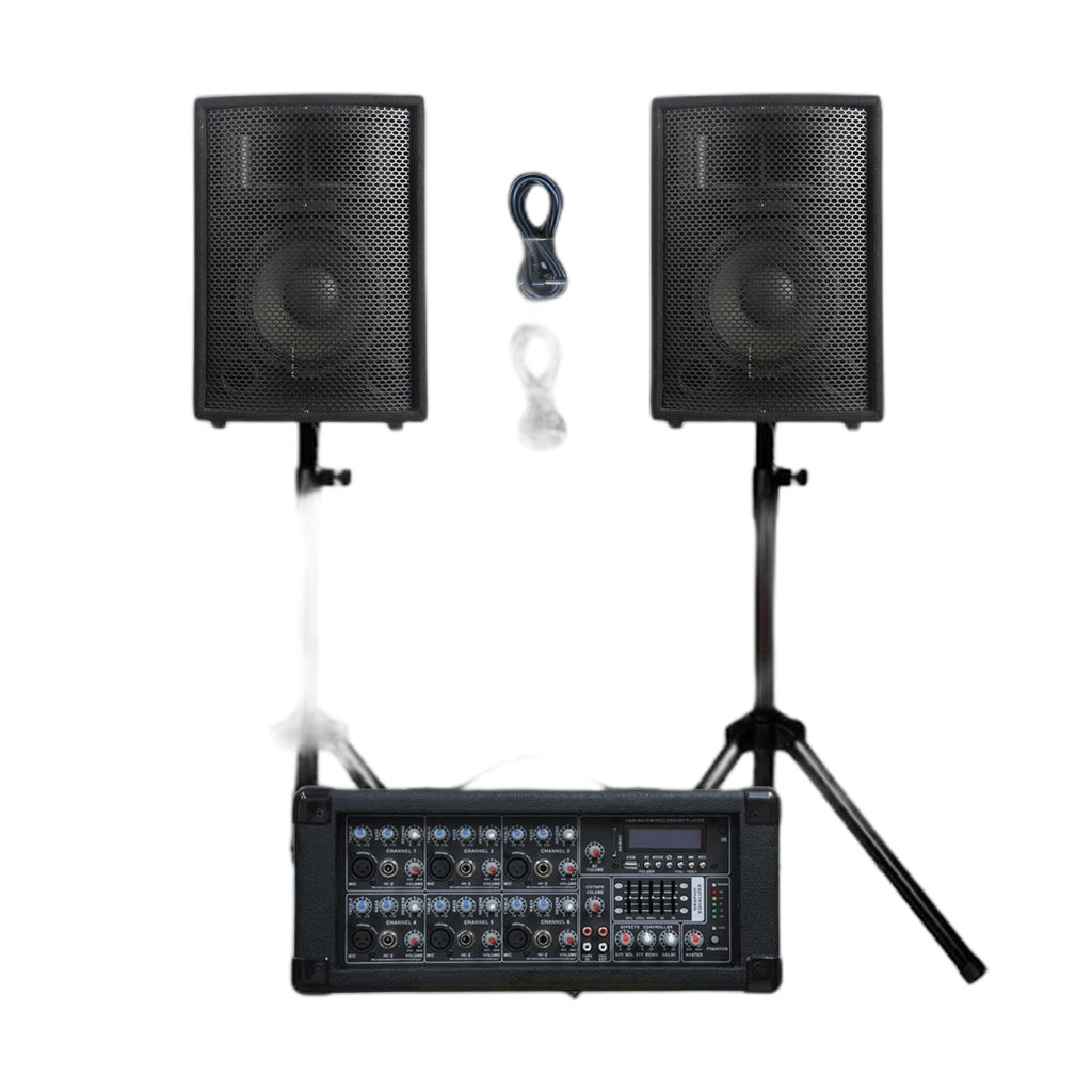 900W Big Bluetooth Speaker with Stand 3
