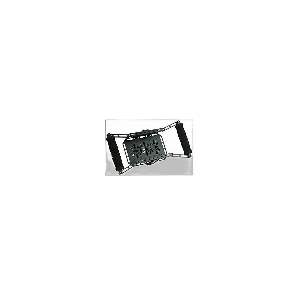 7" Cage Monitor with V Mount Battery Base 2