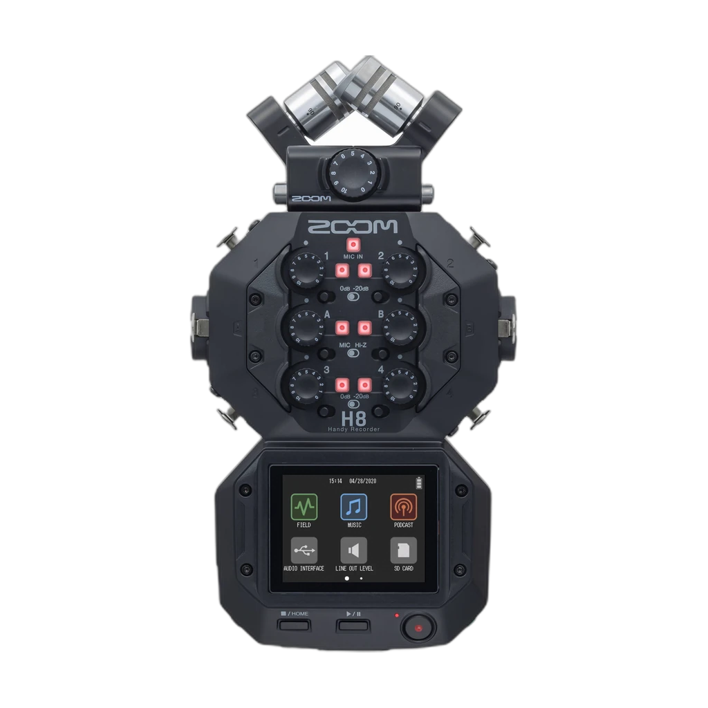 Zoom Zoom H8 8-Input / 12-Track Portable Handy Recorder