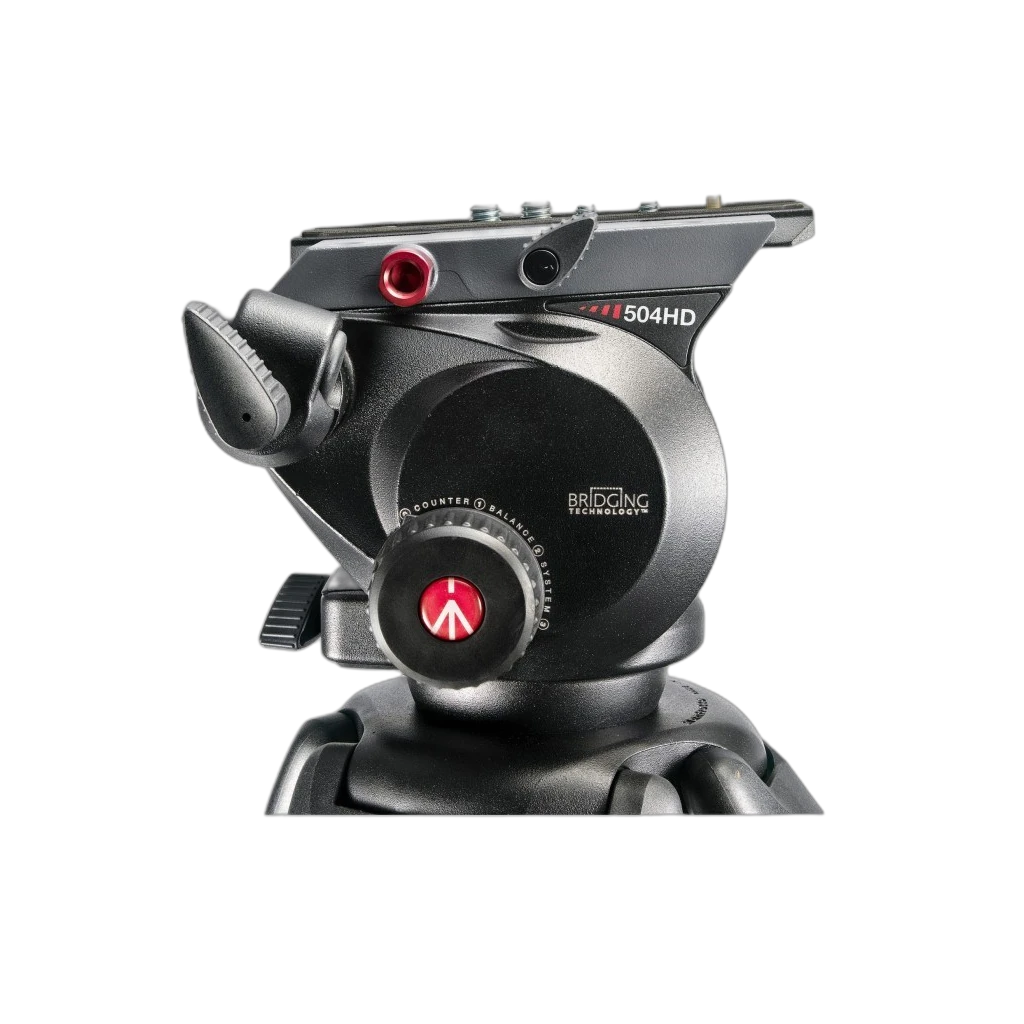 Manfrotto 504HD Head W/546B 2-Stage Aluminum Tripod System 2