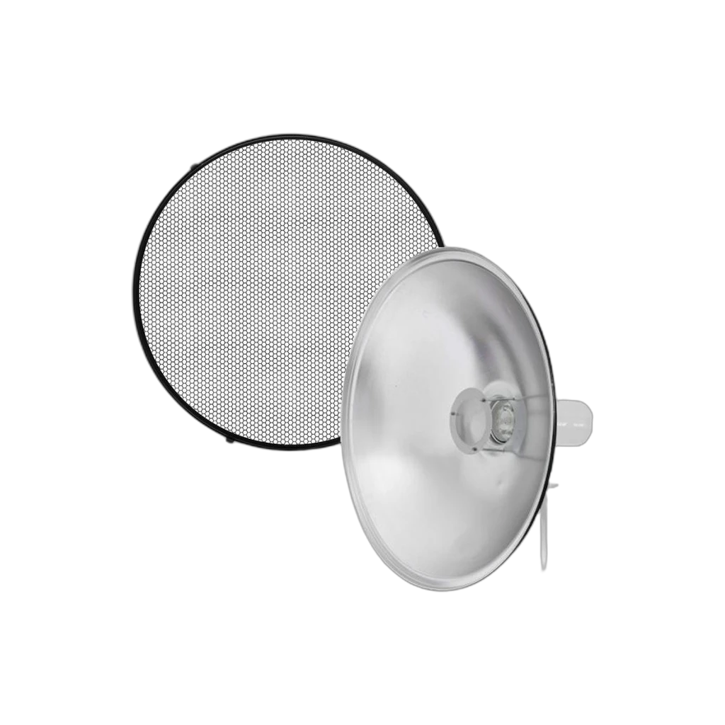 Generic Beauty Dish with Grid and Diffuser