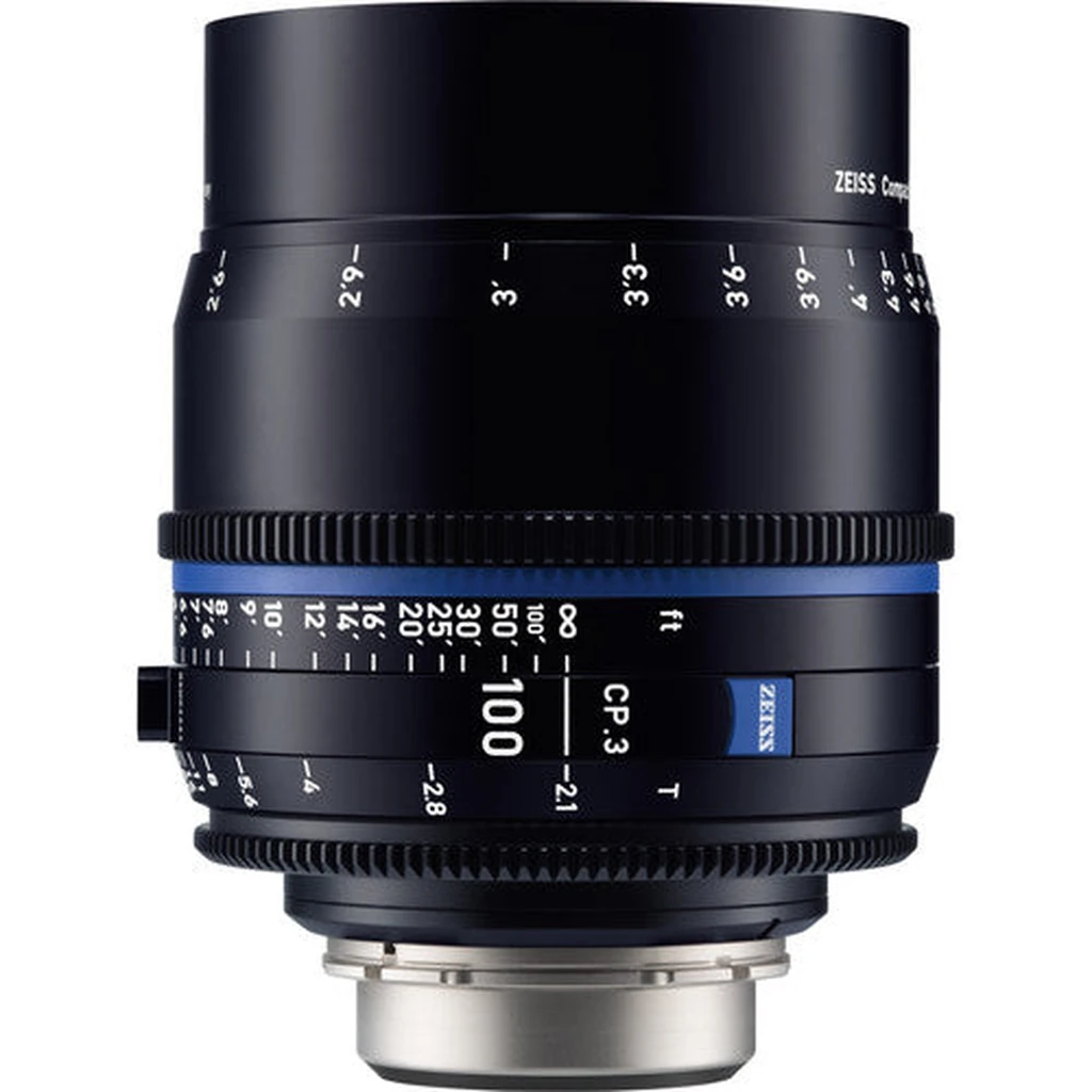 Zeiss Zeiss CP.3 100mm T2.1 Close Focus Compact Prime Lens (EF) Mount, Meters